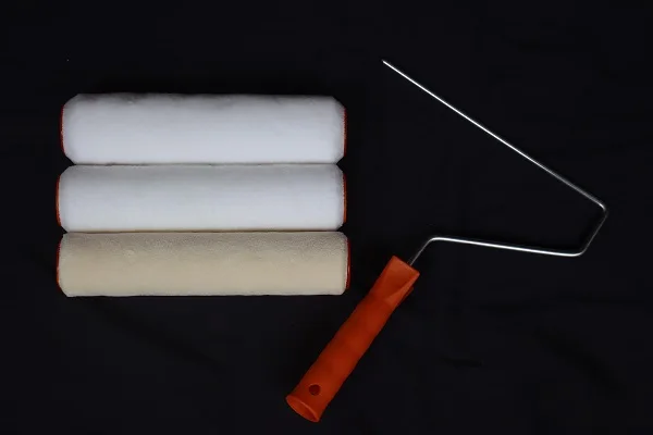 9 Inch Solvent Resistant, Shedless Sheepskin Roller Covers Paint Roller Acrylic With Plastic 9103