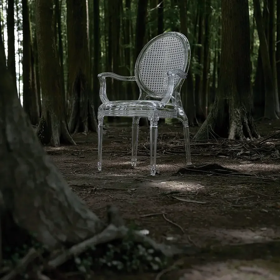 Modern new design plastic cheap stackable dining chair