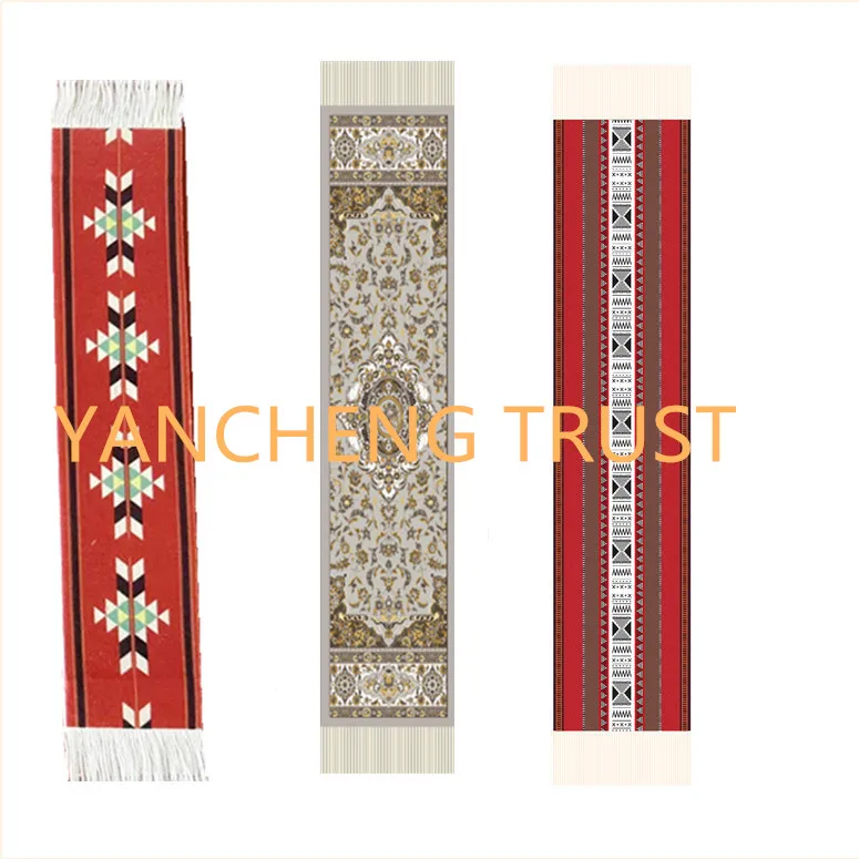 Rug Bookmarks, Colorful Carpet Book Marks for Reading, Miniature Oriental Style Design, Novelty Office Accessories