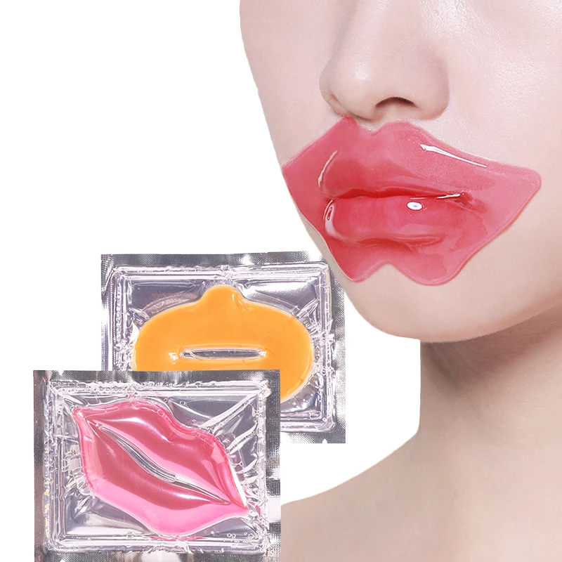 
Private Label Custom Pink 24K Gold Lipmask Vegan Organic Hydrating Plumper Collagen Lip Sleeping Mask 