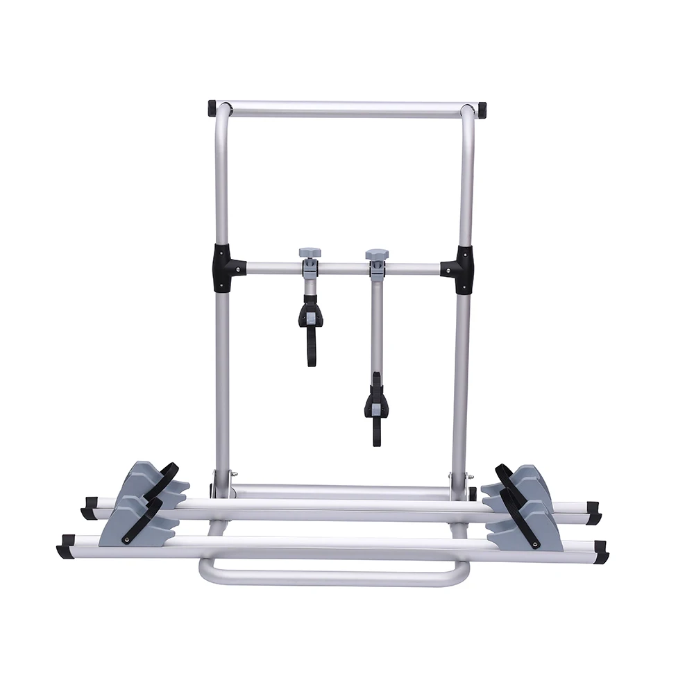 Aluminum Alloy Cross Window Bicycle Carrier Rack, Rack Carrier for 2 Bikes, Bike Racks