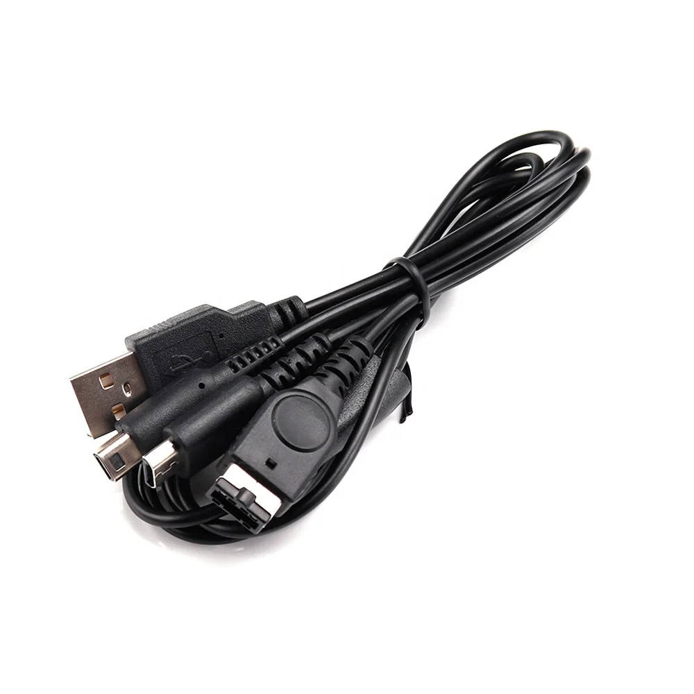 USB-кабель зарядного устройства 3 в 1 для NDSI NDSL консоли GBA SP провод 2 м