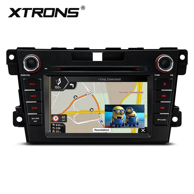 XTRONS 7inch 2 din Android car dvd player for Mazda CX7 with DSP DVR TPMS OBD 4G WiFi, car multimedia system