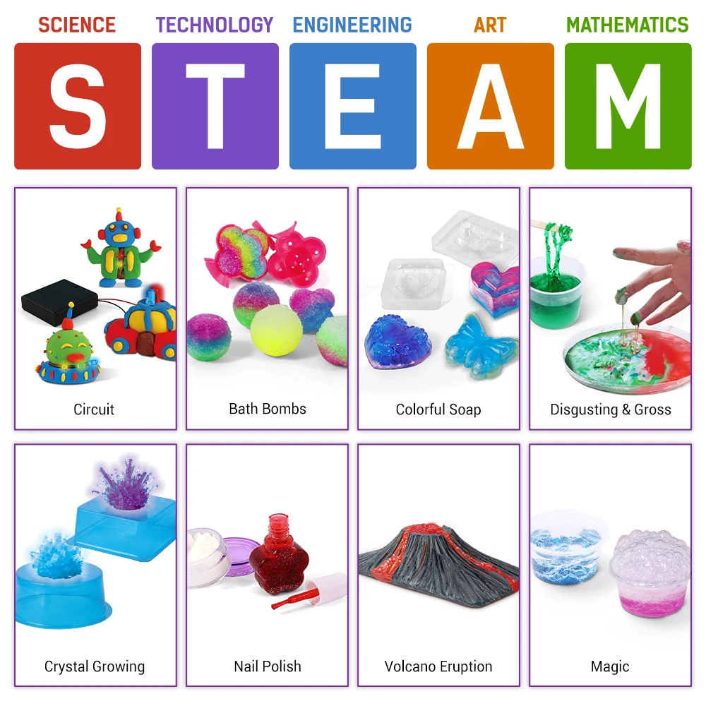 Детский образовательный Набор diy stem science эксперимент химическая лаборатория научные наборы игрушки