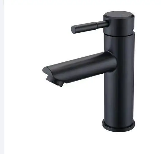 
Nanan guanshu China industrial bathroom tap high quality low price black basin faucet 