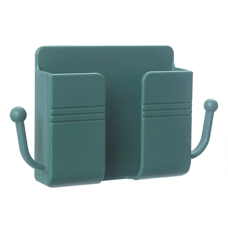 Factory Wholesale 2022 Plastic Sturdy Plug Bathroom Phone Storage Rack Wall Mount Mobile Phone Holder