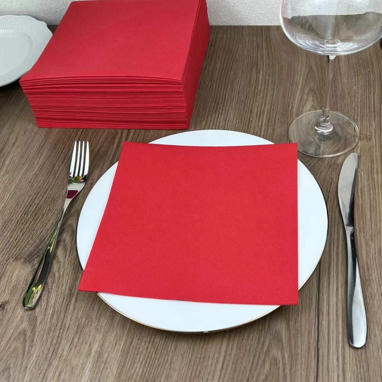 Disposable Color Paper Napkins Airlaid Dinner Napkins Linen Feel Napkins for Wedding Hotel Party Restaurant