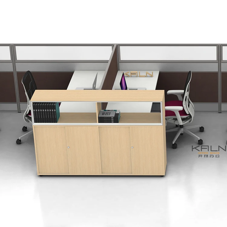 Factory wholesale ergonomic aluminum screen workstation desk office staff cubicle table