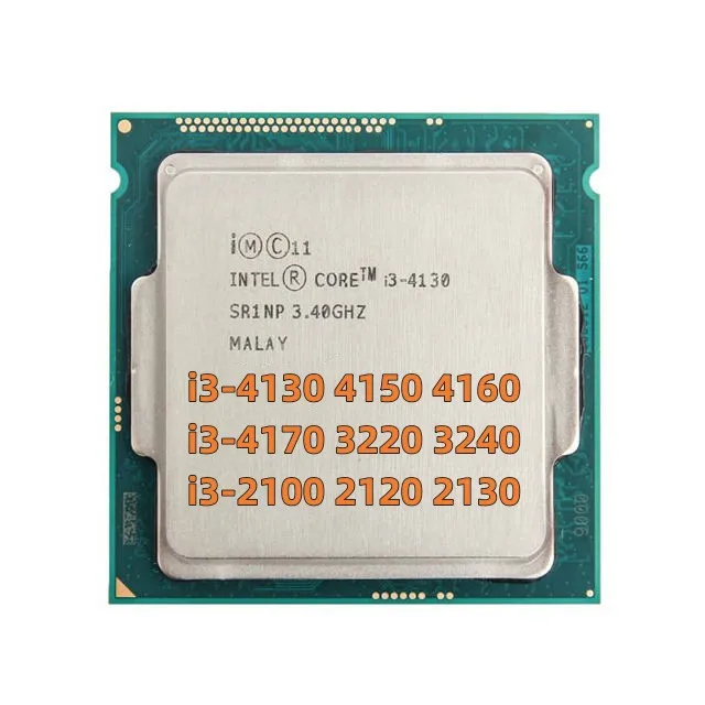 Desktop Processors 1155/1150/1151 Cpu Core I3 4130 4150 4160 4170 I3 2100 2120 2130 3220 3240