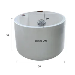 Портативная раковина для педикюра из стекловолокна для спа-мытья ног