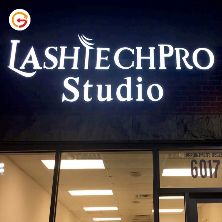 JAGUARSIGN Custom Illuminated Lighted Frontlit Logo Sign Shop 3D Led Channel Letters Advertising Barber Led Sign Manufacturer