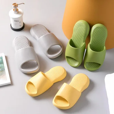 
 New summer slippers EVA bathroom home slippers soft sole designer shoes for men and women wholesale  