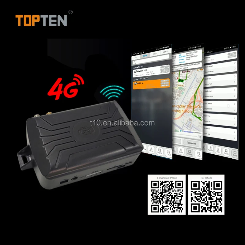 Иммобилизация двигателя может осуществлять точный топливный бак LTE Tracker 4G GPS отслеживающее устройство с температурным мониторингом