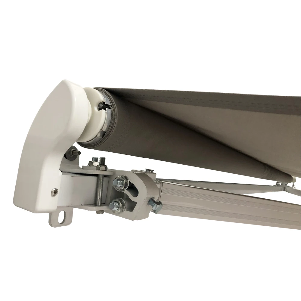 Motorized Full Cassette Waterproof UV-Resistant Outdoor Sun Shelter Alu Patio Balcony Window Door Cheap Retractable Awnings