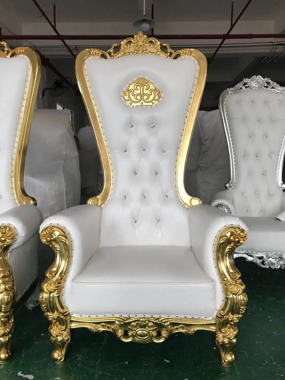 royal king and queen throne chair luxury wooden throne chairs for wedding