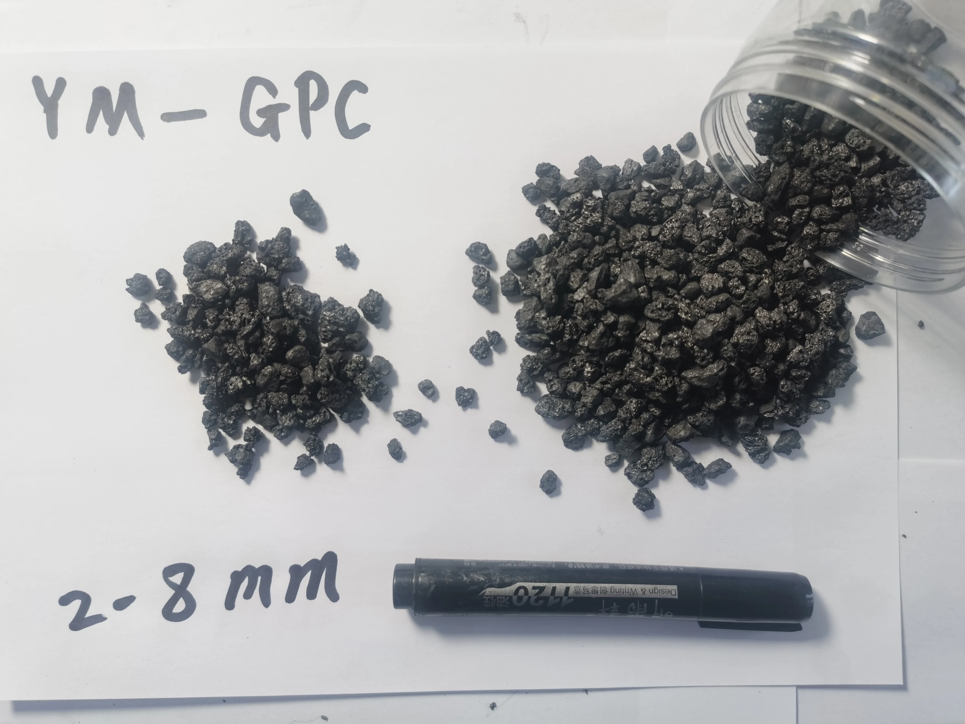 GPC Graphite Petroleum Coke Carbon Additive / Carbon Raiser For Steel Making