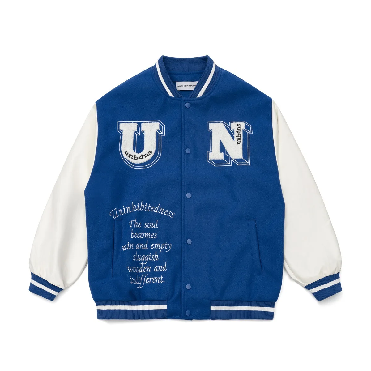 2022 wholesale custom high street unisex Duffle baseball hip hop lovers leather sleeves varsity jacket men women