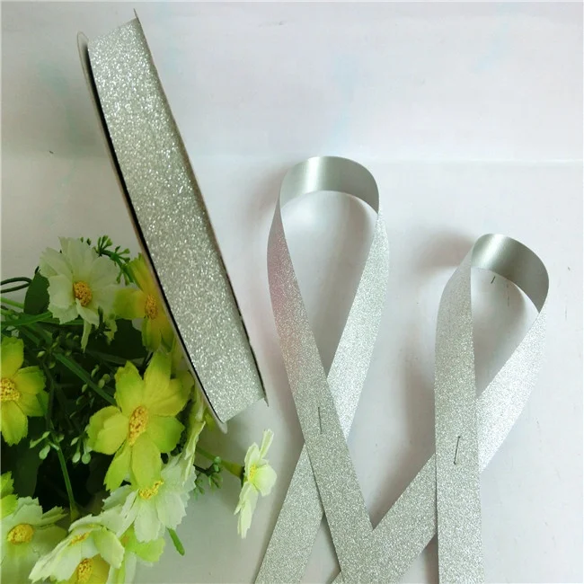 300 yards pp glitter ribbon rolls for Thailand customer