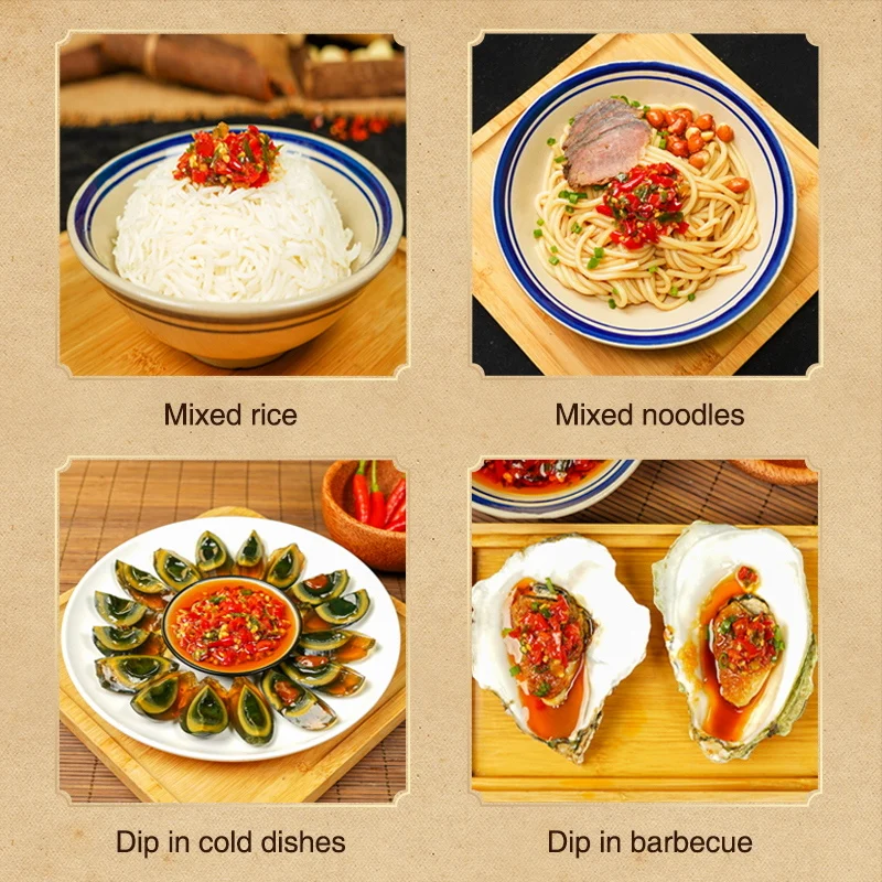 Xiangji No.1 Color Chili Sauce Countryside Flavor Made By Manual Mellow Aroma Mixed With Rice Fresh Pepper Paste