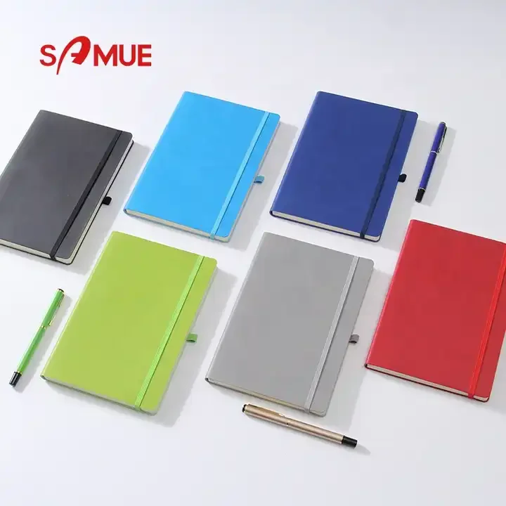 Hot Sale A5 Pocket Leather Custom Journal soft cover leather notebook custom journal With Logo For Students