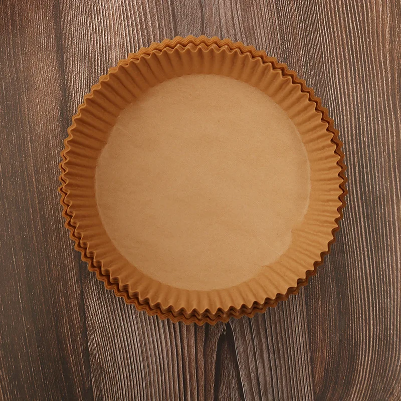 Disposable 9 inch spot round parchment liners silicone oil round oil paper for air fryer