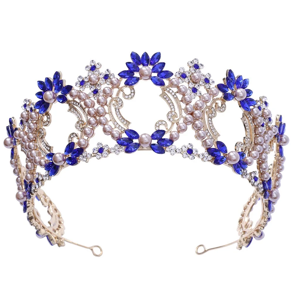 Wedding Bride Hair Accessories Crystal Hair Jewelry Rhinestone Tiaras And Crown For Women Girls