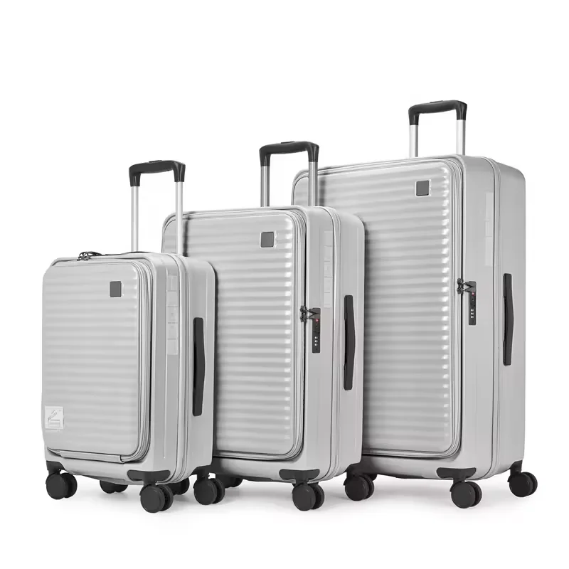 ABS+PC Travel Trolley luggage 20' cabin luggage 24 Inch suit case 4 universal Wheels business travel luggage