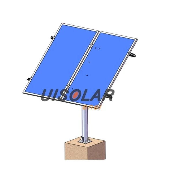 Однополюсная установка солнечной панели система крепления pv с 8 панелями