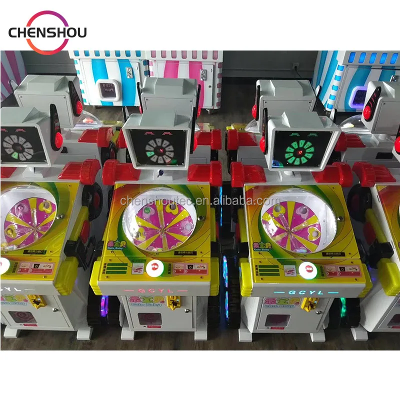 Factory Directly Sell Coin Operated Candy Machine Children Mini Lollipop Vending Game Machines