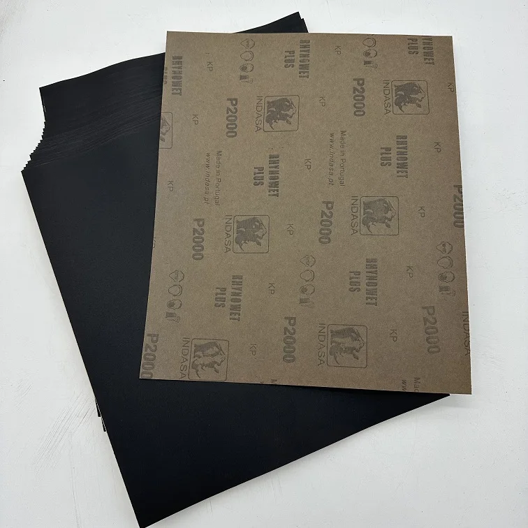 Wholesale Aluminum Oxide Silicon Carbide Abrasive Paper water Sandpaper Sheet For Car Body Polishing