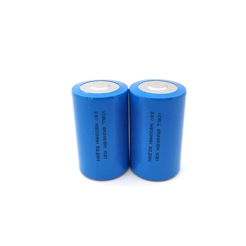 Hot Selling ER34615M 3.6V 14500mAh Li-SCOL2 Primary Lithium Battery for Gas Meter/Water Meter/Monitor Devices