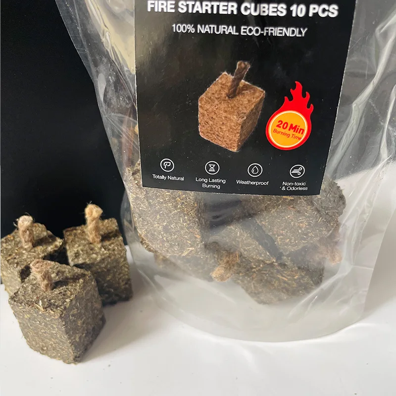 hot sell Wood Sawdust Fire Starter long Burning Time Igniting Fire Starter For bbq grills outdoor pizza oven