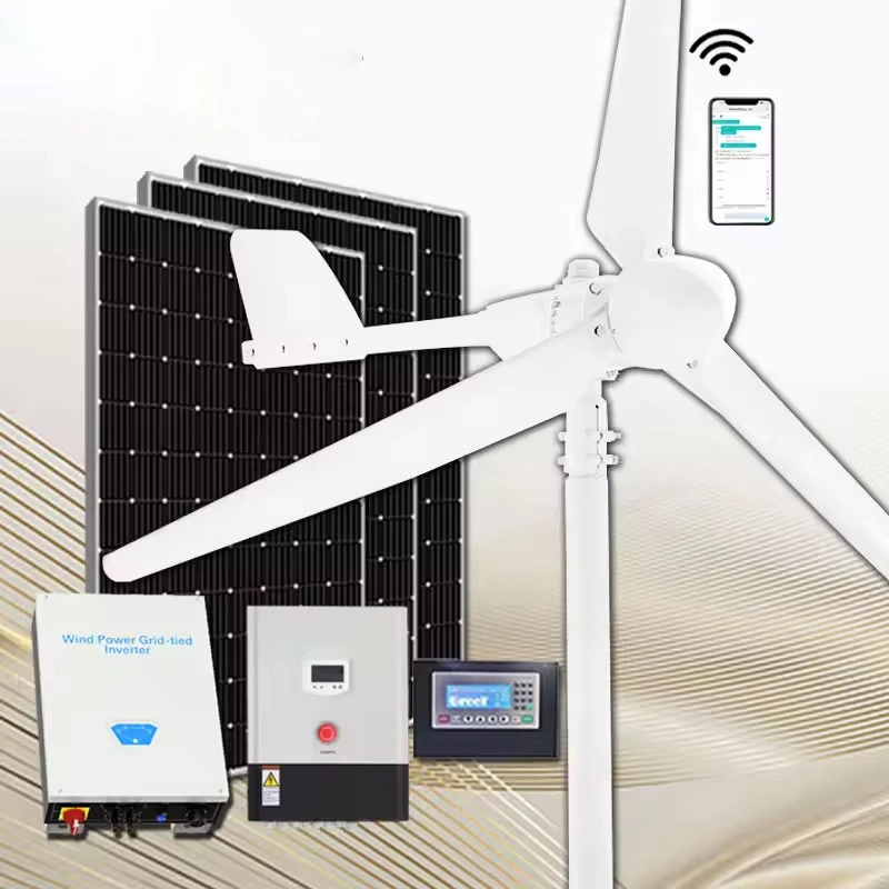 20KW High-power Energy Electric High Output Wind Turbine Home Use Solar Hybrid System