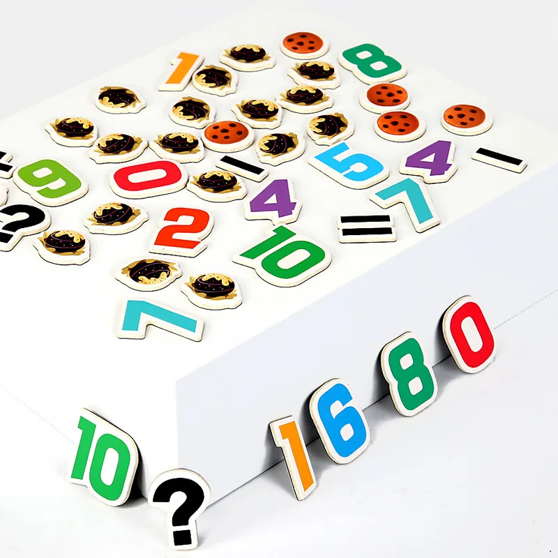 New Magnet 2 In 1 Digital Decomposition Baby Puzzle Early Education Child Fun Montessori Teaching Aids Toys For Kids Boys Girls