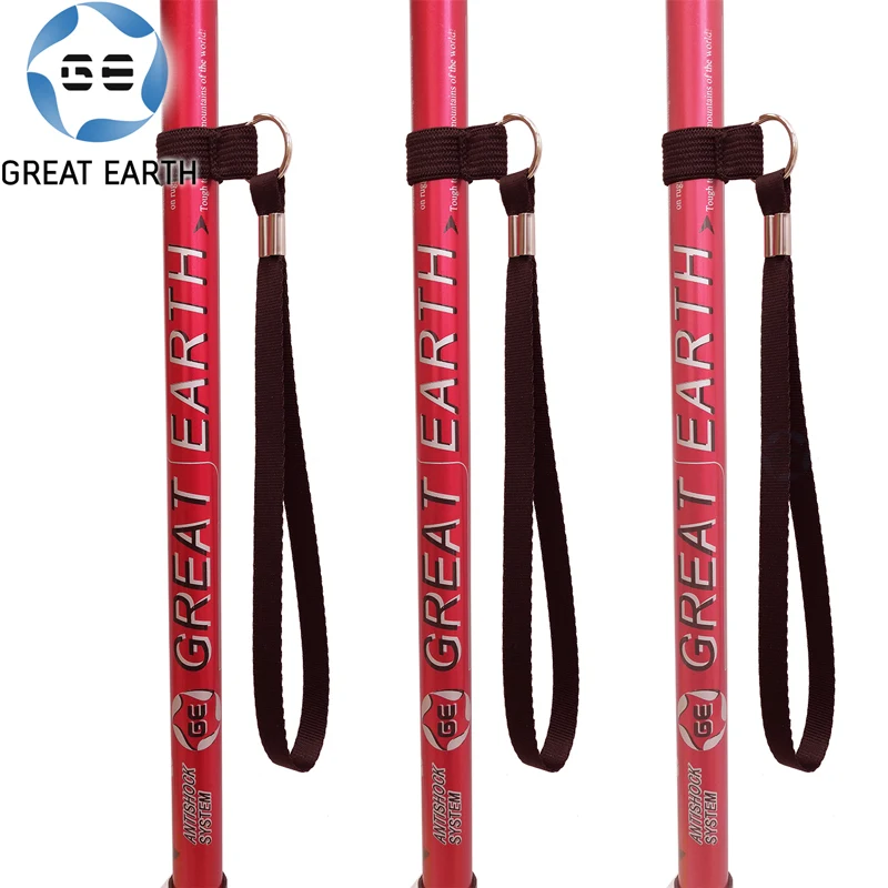 Walking Stick Woven Wristband Wrist Strap for trekking pole