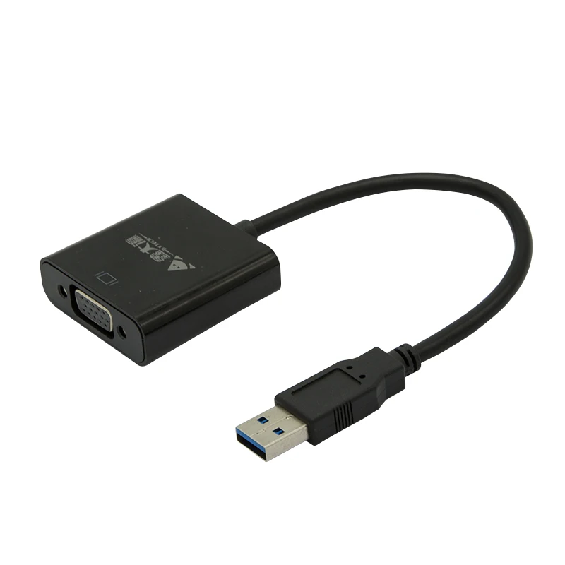 
Популярный товар, адаптер монитора USB 3,0 папа-VGA мама, конвертер для проектора ПК 
