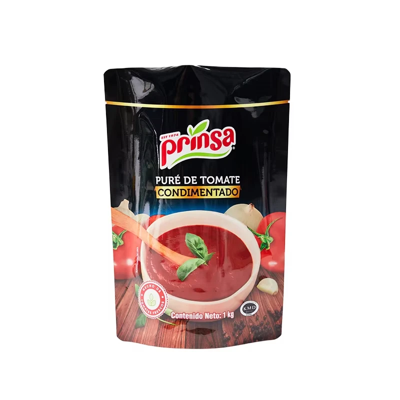 Tomato sauce high-temperature upright bag