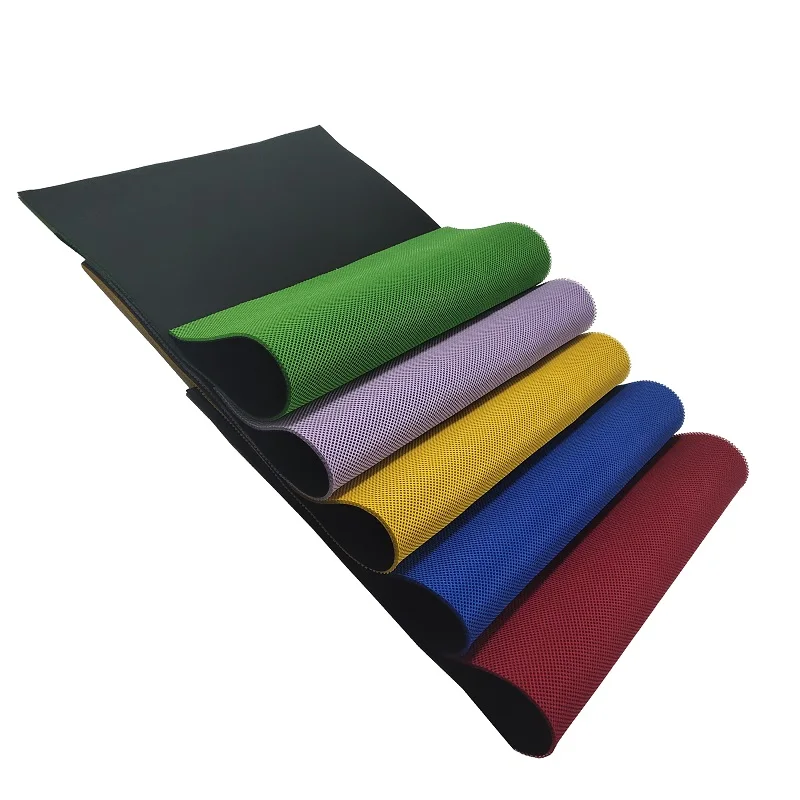 Cheap Price Custom Green Blue Gray 10mm Mesh Neoprene Fabric Rubber Sheets