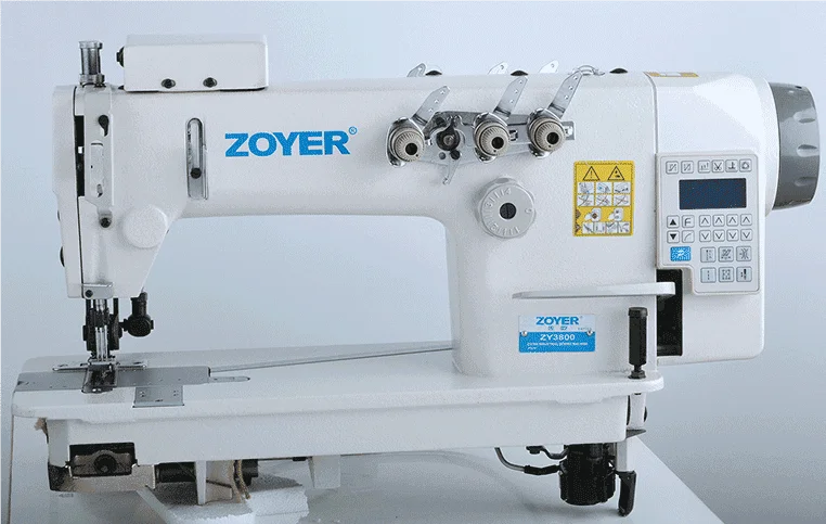 ZY3800-3 High Speed Industrial Three Needle Belt Drive Chain Stitch Sewing Machine For T-shirt