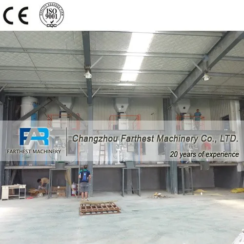 Farthest Small Animal Feed Pellet Machine 1-1.5T/H Pellet Mill Production Line