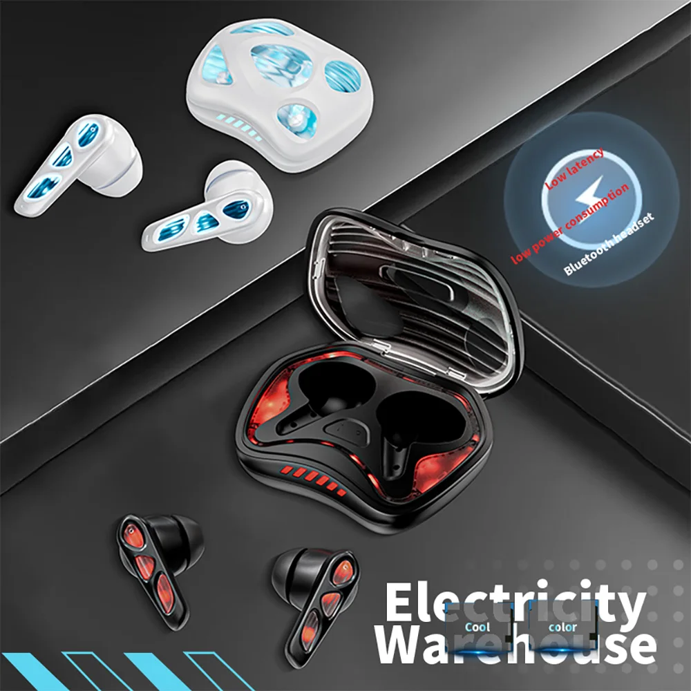 OEM ODM YX36 Low Latency Gaming TWS Earphones Wireless Earbuds Headsets Dual Pairing V5.4 ANC Noise Cancellation Ear Buds