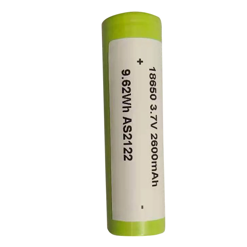 Hot Sale High quality Rechargeable and recyclable 3.7V 18650 2600mAh li ion battery 18650 lithium ion battery cell