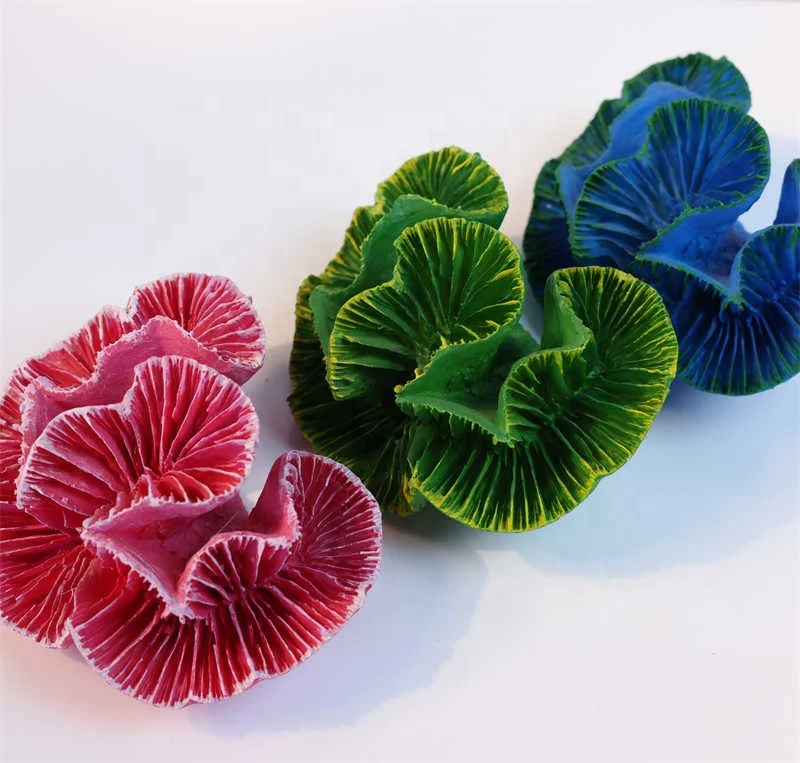 factory OEM wholesale price big acrylic fish tank decoration resin artificial coral reef aquarium