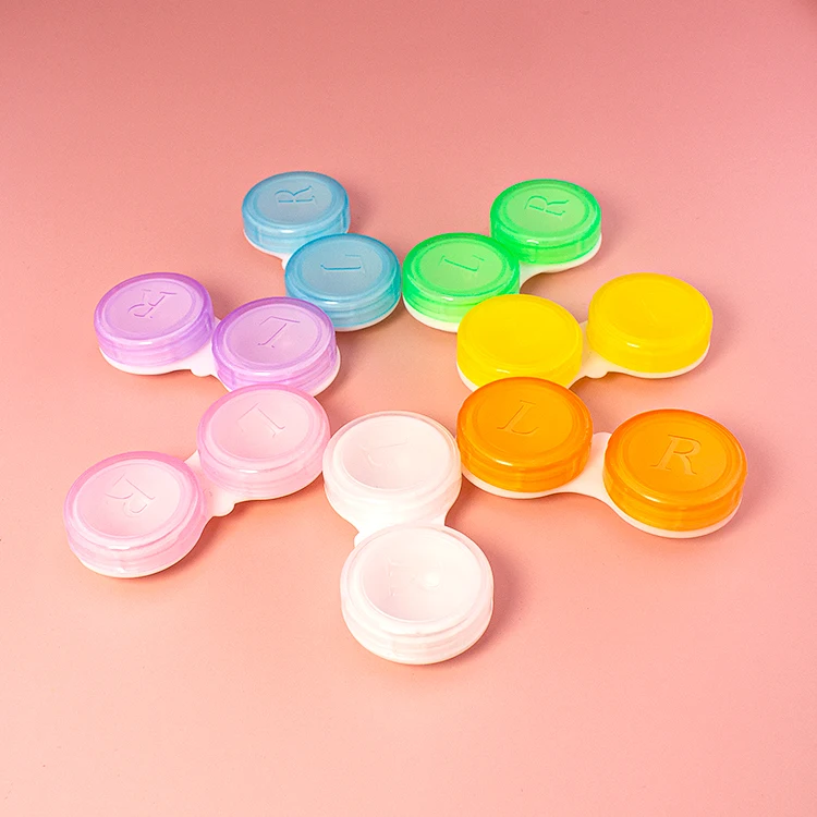 Более дешевый держатель для контактных линз прочный оптовый чехол для контактных линз