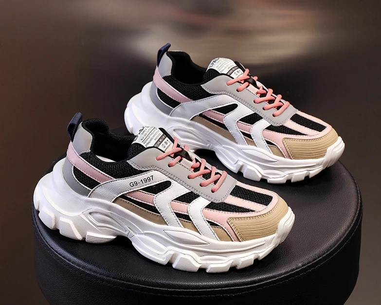 Female Autumn New Thick Bottom Heighten Vogue Recreational Sports Shoes For Lady