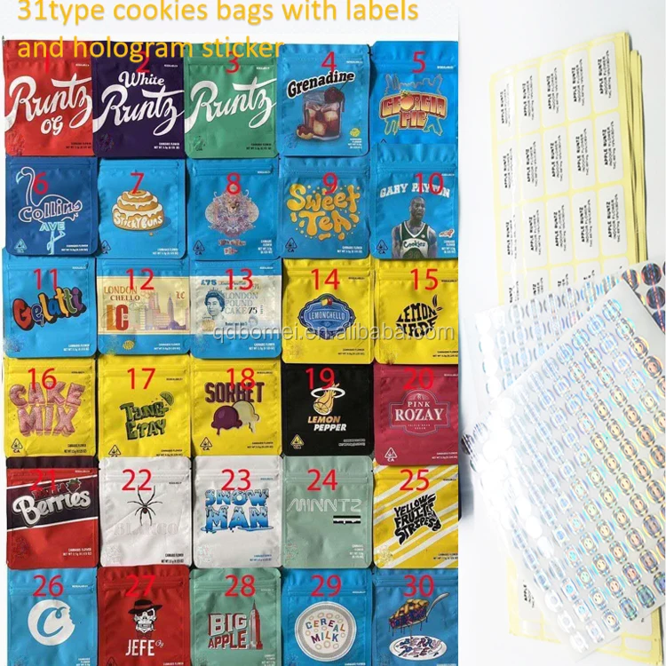 
Blunt wrap smell proof bag custom printed matte plastic candy hemp blunt wraps packaging 