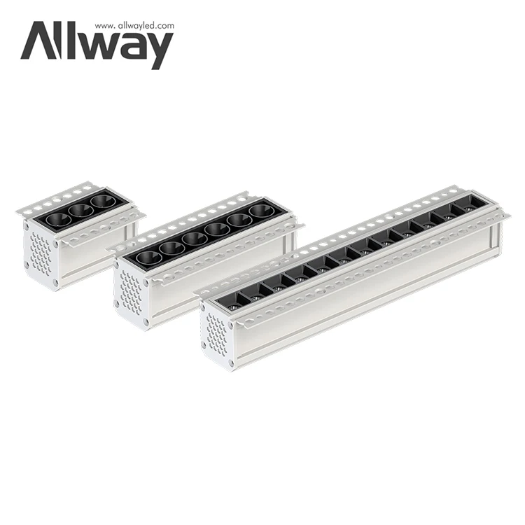 Allway High Quality SKD Aluminum Ceiling Recessed Mounted 6w 10w 20w Led Down Light Housing