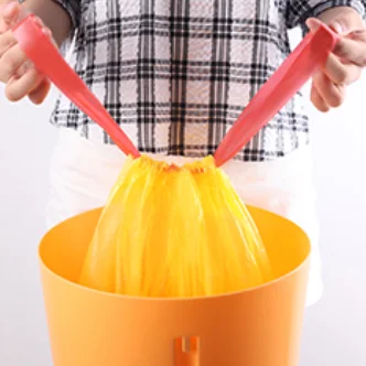 Factory direct price Colorful disposable PE Garbage Bag Drawstring Trash Bag
