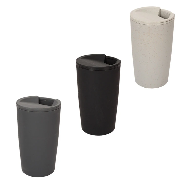 Bestseller reusable coffee cup eco friendly travel wheat straw custom Coffee mugs