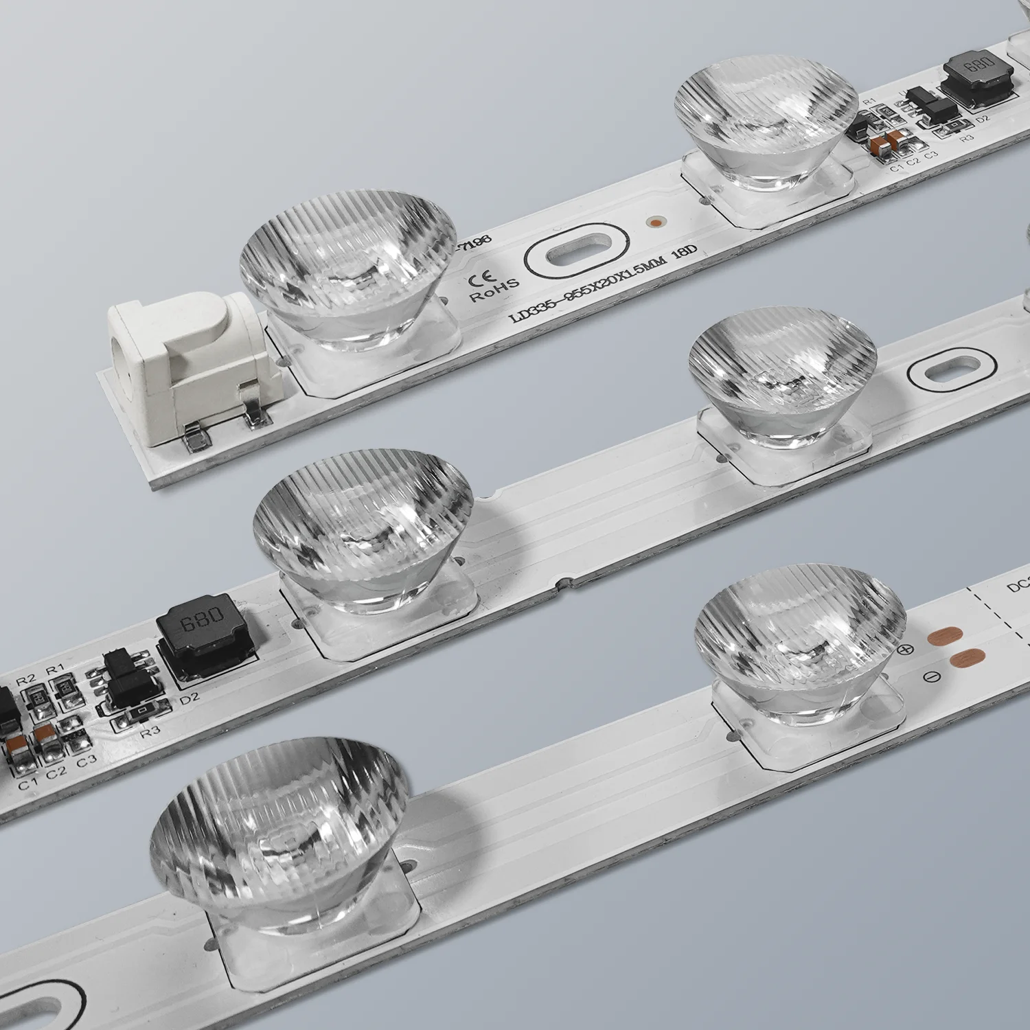 1/6 SMD3030 27W 12V high power edgelit Bar LED Lights strip side light strips for Fabric Light Box Lamp Body Material